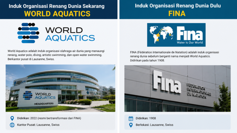 Induk Organisasi Renang Dunia Sekarang World Aquatics yang Dulu Bernama FINA